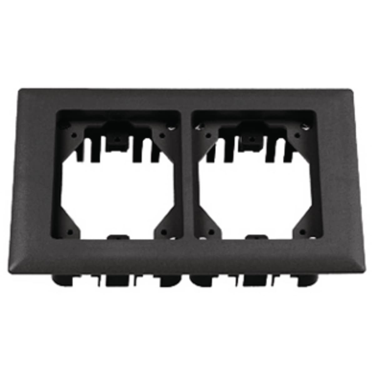 Hubbell PFBRFBL2 Concrete Floorboxes, Flush, Rectangular PVC Box Series, 2-Gang Non-Metallic Carpet Flange, Black ; Durable cast aluminum construction available ; Provides consistent look and maximum functionality ; Locking studs allow each door to be secured independent Hubbell PFBRFBL2 Concrete Floorboxes, Flush, Rectangular PVC Box Series, 2-Gang Non-Metallic Carpet Flange, Black ; Durable cast aluminum construction available ; Provides consistent look and maximum functionality ; Locking studs allow each door to be secured independent