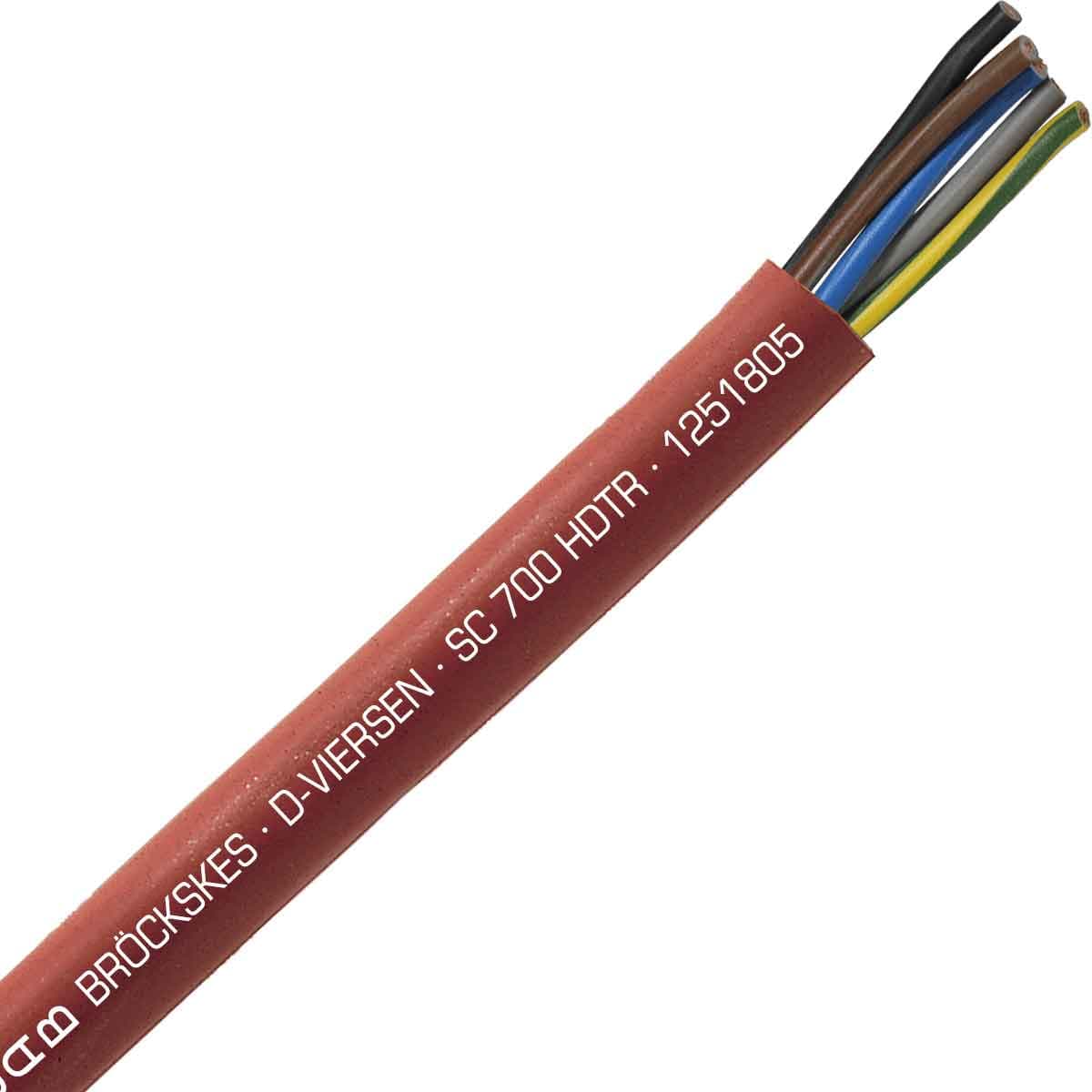 SAB 1251805 SC 700 HDTR - 18 AWG/5c, halogen-free high temperature silicone cable, UL, CSA, CE, RoHS SAB 1251805 SC 700 HDTR - 18 AWG/5c, halogen-free high temperature silicone cable, UL, CSA, CE, RoHS