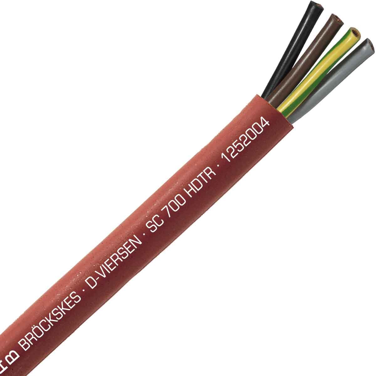 SAB 1252004 SC 700 HDTR - 20 AWG/4c, halogen-free high temperature silicone cable, UL, CSA, CE, RoHS SAB 1252004 SC 700 HDTR - 20 AWG/4c, halogen-free high temperature silicone cable, UL, CSA, CE, RoHS
