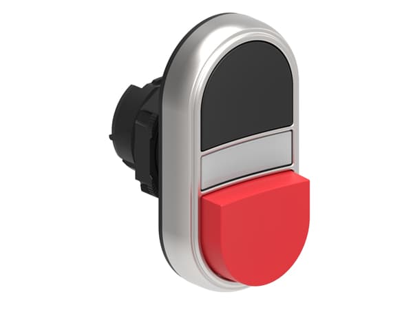 Lovato Electric LPCBL7212 LPCBL7212 Lovato - Double-touch actuator, spring return, white indicator dia: 22mm Platinum series chromed plastic, 1 extended and 1 flush pushbuttons. Both spring return, Black - Red Lovato Electric LPCBL7212 LPCBL7212 Lovato - Double-touch actuator, spring return, white indicator dia: 22mm Platinum series chromed plastic, 1 extended and 1 flush pushbuttons. Both spring return, Black - Red