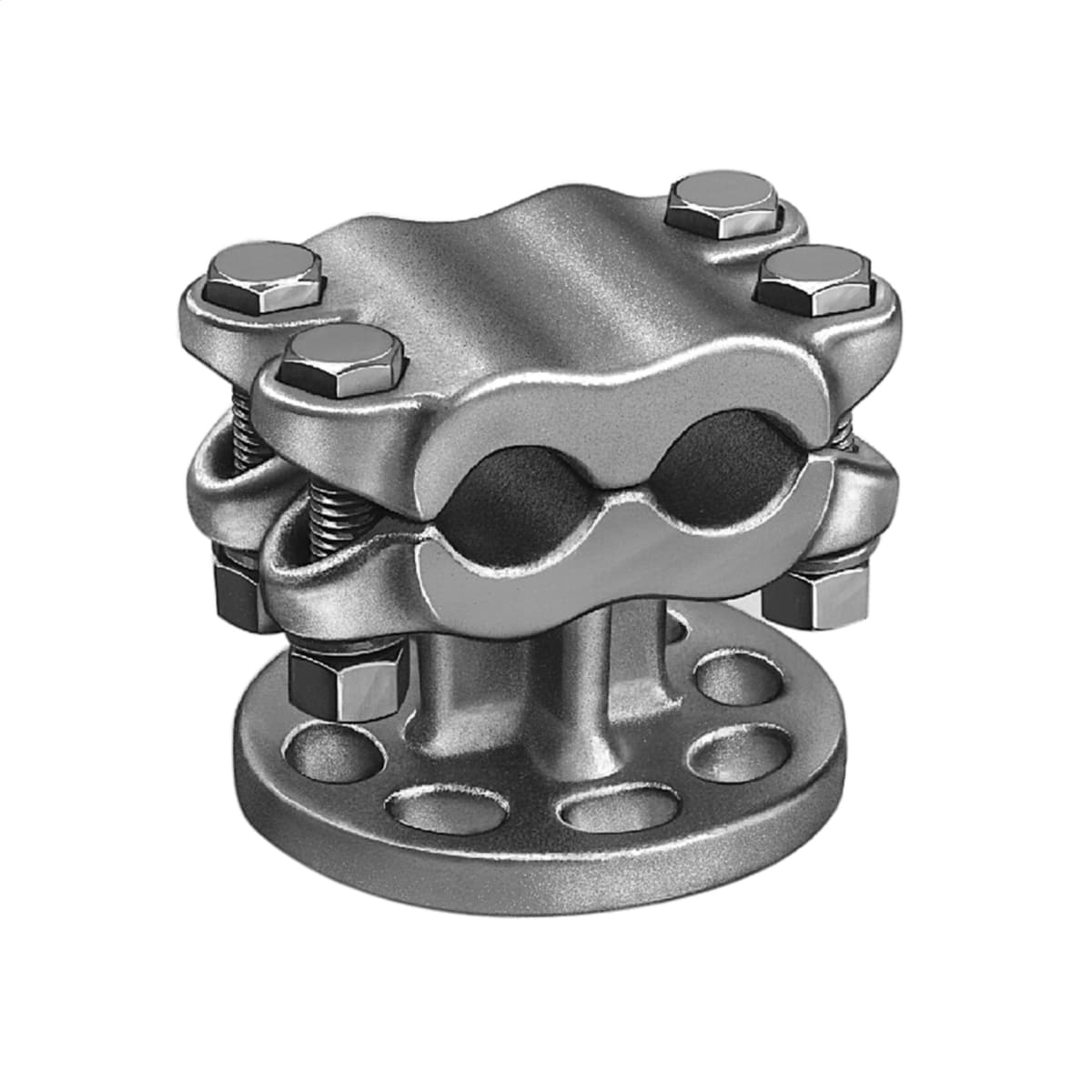 Hubbell CDSB753 Bus Support, Bronze Bolted, Two 0.853-0.998 Cables or Tubes to Insulator, 3 in BC. SUPPORT, BRZ 2 CBL 500-750 MCM, 3 IN BC Hubbell CDSB753 Bus Support, Bronze Bolted, Two 0.853-0.998 Cables or Tubes to Insulator, 3 in BC. SUPPORT, BRZ 2 CBL 500-750 MCM, 3 IN BC