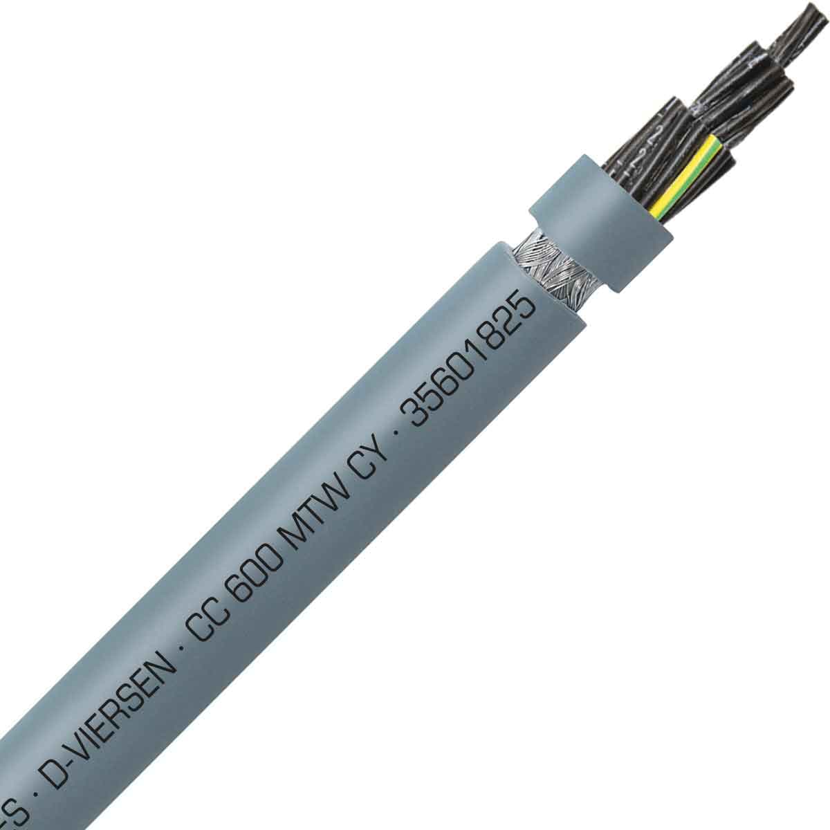 SAB 35601825 CC 600 MTW CY - 18 AWG/25c, shielded oil resistant PVC flexible control cable, UL, CSA, CE, RoHS SAB 35601825 CC 600 MTW CY - 18 AWG/25c, shielded oil resistant PVC flexible control cable, UL, CSA, CE, RoHS