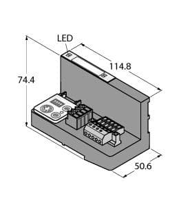 Turck BL20-GWBR-DNET BL20-GWBR-DNET Turck - BL20-GWBR-DNET Gateway for the BL20 I/O System, Interface for DeviceNet™ Turck BL20-GWBR-DNET BL20-GWBR-DNET Turck - BL20-GWBR-DNET Gateway for the BL20 I/O System, Interface for DeviceNet™