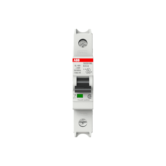 ABB Control SU201ML-K6 SU201ML-K6 ABB Control - MCB SU200ML 1P K 6A UL 489 ABB Control SU201ML-K6 SU201ML-K6 ABB Control - MCB SU200ML 1P K 6A UL 489