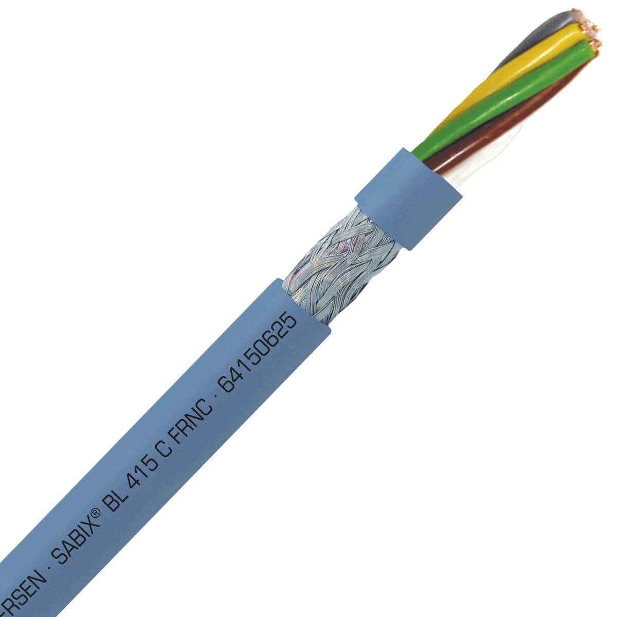 SAB 64150625 SABIX BL 415 C FRNC - 24 AWG/6c, shielded halogen-free flame retardant data cable, DNV-GL, CE, RoHS SAB 64150625 SABIX BL 415 C FRNC - 24 AWG/6c, shielded halogen-free flame retardant data cable, DNV-GL, CE, RoHS