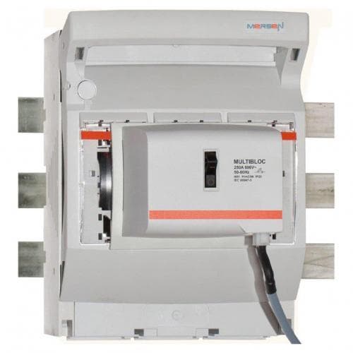 Mersen M1023051 MULTIBLOC 1.RST8 size 1 / 250A, 3-pole electromechanical fuse monit. installed Mersen M1023051 MULTIBLOC 1.RST8 size 1 / 250A, 3-pole electromechanical fuse monit. installed