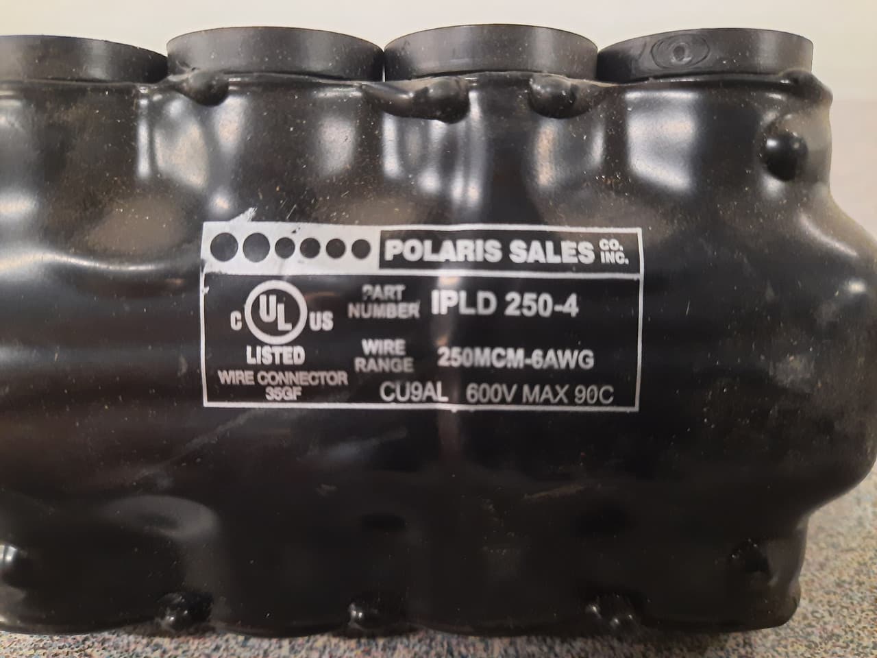 NSI Industries IPLD250-4 IPLD250-4 NSI - 250 Mcm - 6 Awg Polaris Insulated Multi-Tap Conn 4 Port (Dual Sided Entry) NSI Industries IPLD250-4 IPLD250-4 NSI - 250 Mcm - 6 Awg Polaris Insulated Multi-Tap Conn 4 Port (Dual Sided Entry)