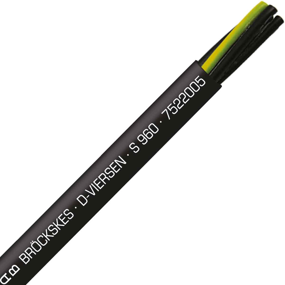 SAB 7522005 S 960 - 20 AWG/5c, oil resistant, continuous flex PVC control cable, UL, CSA, CE, RoHS SAB 7522005 S 960 - 20 AWG/5c, oil resistant, continuous flex PVC control cable, UL, CSA, CE, RoHS