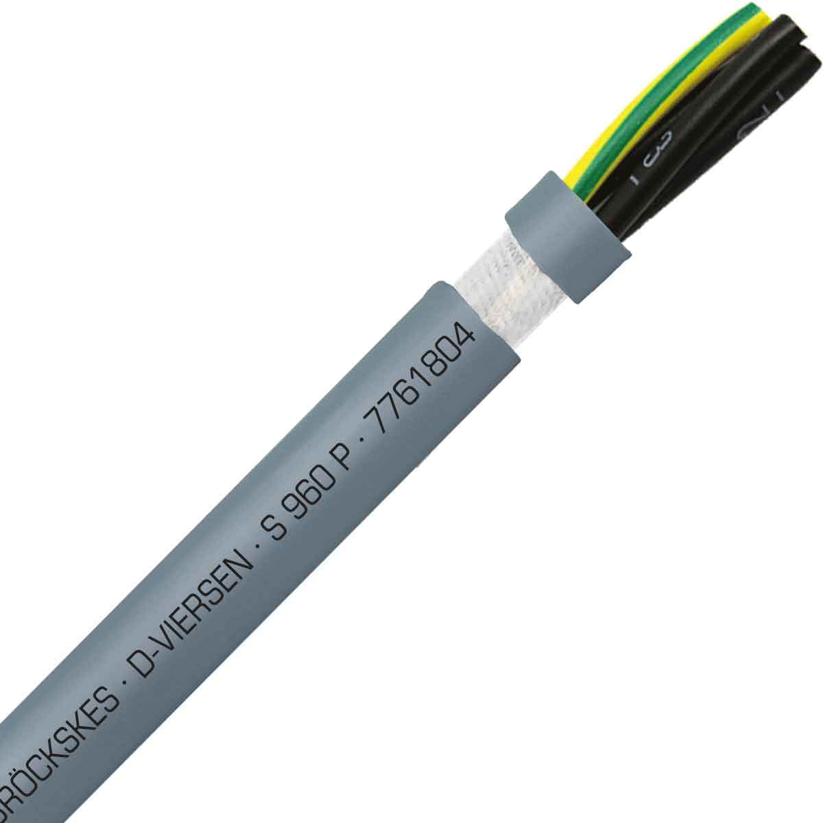 SAB 7761804 S 960 P - 18 AWG/4c, tear & oil resistant continuous flex PUR control cable, UL, CSA, CE, RoHS SAB 7761804 S 960 P - 18 AWG/4c, tear & oil resistant continuous flex PUR control cable, UL, CSA, CE, RoHS