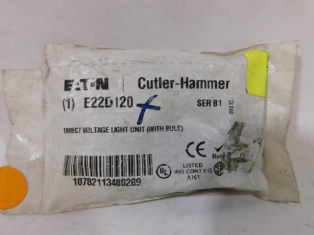 E22D120 Part Image. Manufactured by Eaton.