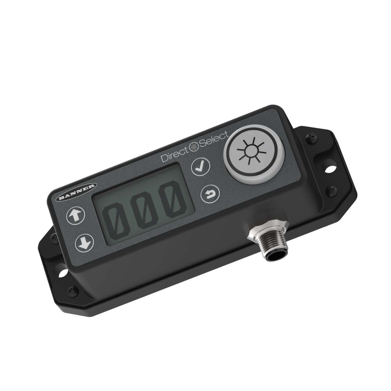 Banner DX80N2DSTS-QD Wireless Operator Interface Node; 2.4 GHz 65 mW, LCD Display 0-999; Multicolor Capacitive Touch; Male M12 QD for 10-30 V Line Power Banner DX80N2DSTS-QD Wireless Operator Interface Node; 2.4 GHz 65 mW, LCD Display 0-999; Multicolor Capacitive Touch; Male M12 QD for 10-30 V Line Power