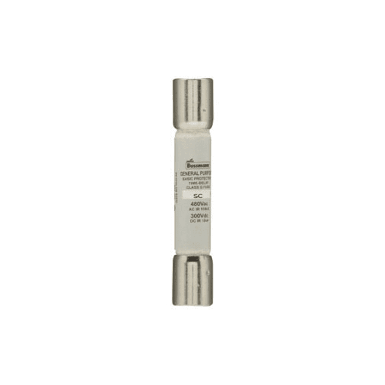 Cooper Bussmann SC-40 SC-40 Cooper Bussmann - Eaton Bussmann series SC fuse, Current-limiting time-delay fuse, Rejection style, 40 A, Class G, Non-indicating, Ferrule end x ferrule end, 12 sec at 200%, 100 kAIC at 480 Vac,10 kAIC at 300 Vdc, Standard, 480 V, 300 Vdc Cooper Bussmann SC-40 SC-40 Cooper Bussmann - Eaton Bussmann series SC fuse, Current-limiting time-delay fuse, Rejection style, 40 A, Class G, Non-indicating, Ferrule end x ferrule end, 12 sec at 200%, 100 kAIC at 480 Vac,10 kAIC at 300 Vdc, Standard, 480 V, 300 Vdc