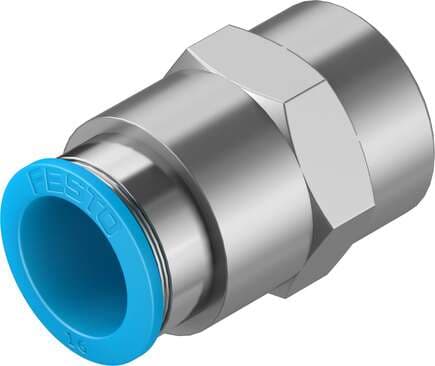 Festo 190654 push-in fitting QSF-1/2-16-B female thread with external hexagon. Size: Standard, Nominal size: 15 mm, Type of seal on screw-in stud: coating, Assembly position: Any, Container size: 1 Festo 190654 push-in fitting QSF-1/2-16-B female thread with external hexagon. Size: Standard, Nominal size: 15 mm, Type of seal on screw-in stud: coating, Assembly position: Any, Container size: 1