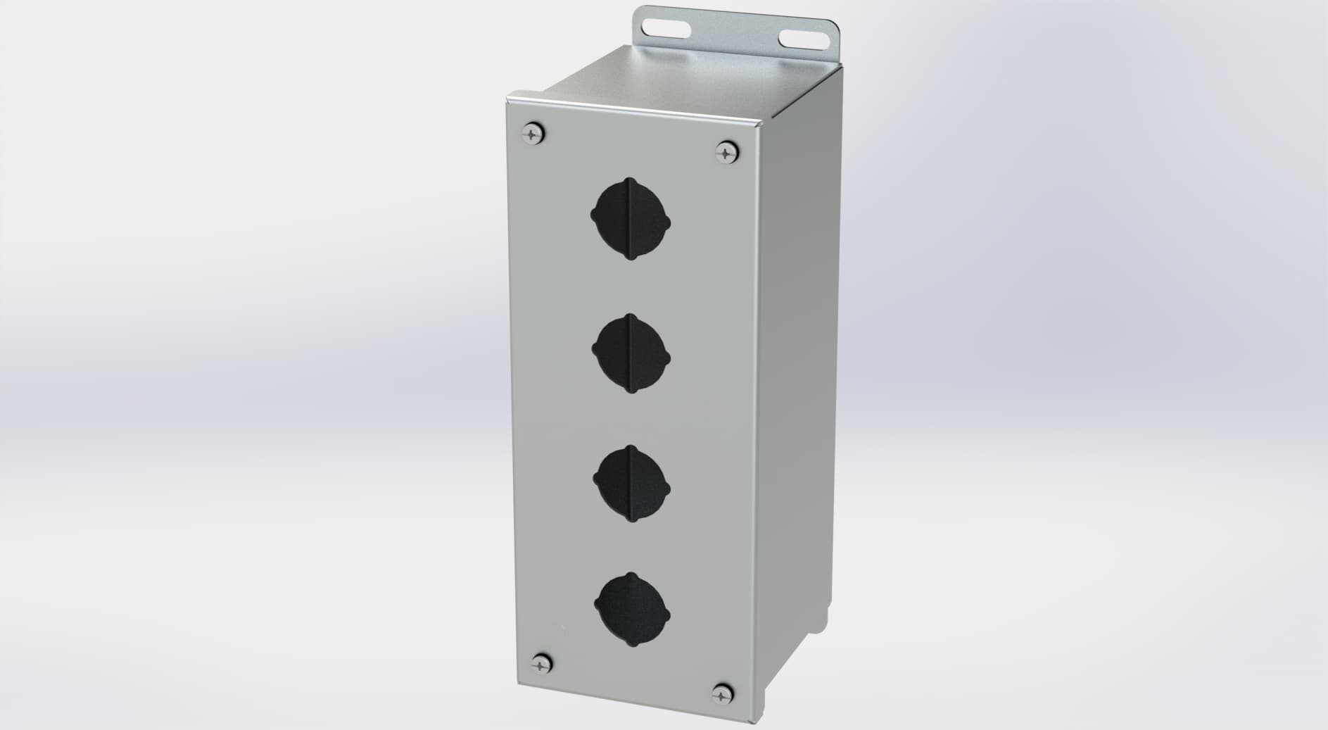 Saginaw Control SCE-4PBXSS6 S.S. PBX Enclosure, Height:10.00", Width:4.00", Depth:4.75", #4 brushed finish on all exterior surfaces. Saginaw Control SCE-4PBXSS6 S.S. PBX Enclosure, Height:10.00", Width:4.00", Depth:4.75", #4 brushed finish on all exterior surfaces.