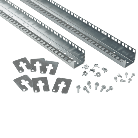 Hoffman PRA1920TP 19-in. Rack Angles, Tap Hole, fits 2000mm, Steel Hoffman PRA1920TP 19-in. Rack Angles, Tap Hole, fits 2000mm, Steel