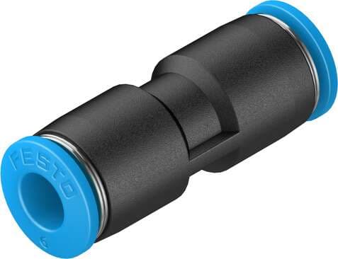 Festo 153032 push-in connector QS-6 Size: Standard, Nominal size: 4 mm, Assembly position: Any, Container size: 10, Design structure: Push/pull principle Festo 153032 push-in connector QS-6 Size: Standard, Nominal size: 4 mm, Assembly position: Any, Container size: 10, Design structure: Push/pull principle