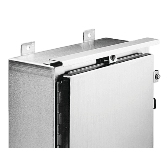 Hoffman ADK36SS6 Stainless Steel Drip Shield Kit for Type 4 and 4X Wall-Mount, fits B=36.00 Hoffman ADK36SS6 Stainless Steel Drip Shield Kit for Type 4 and 4X Wall-Mount, fits B=36.00