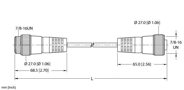 RSM RKM 461-5M/S3059 Part Image. Manufactured by Turck.