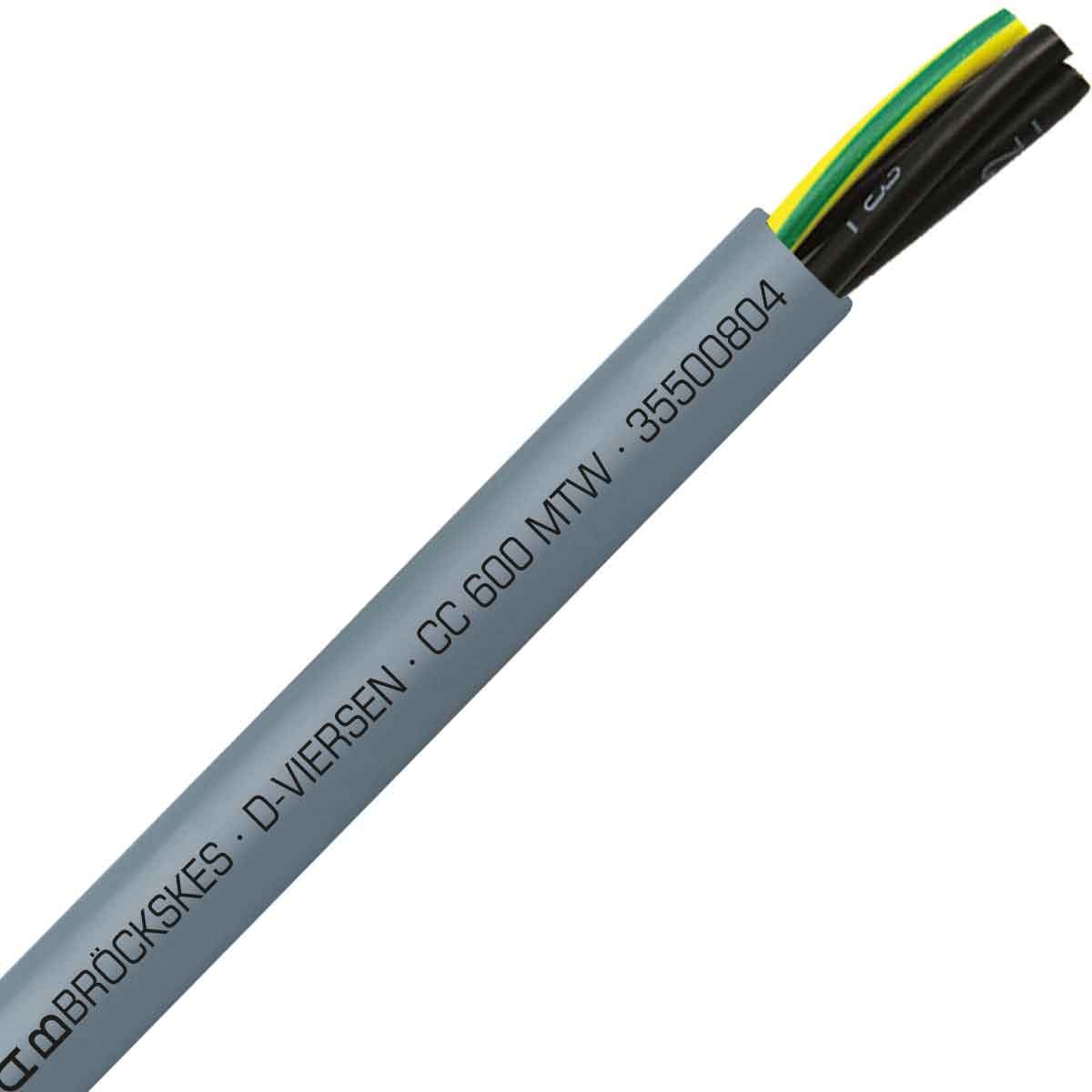 SAB 35500804 CC 600 MTW - 8 AWG/4c, oil resistant PVC flexible control cable, UL, CSA, CE, RoHS SAB 35500804 CC 600 MTW - 8 AWG/4c, oil resistant PVC flexible control cable, UL, CSA, CE, RoHS