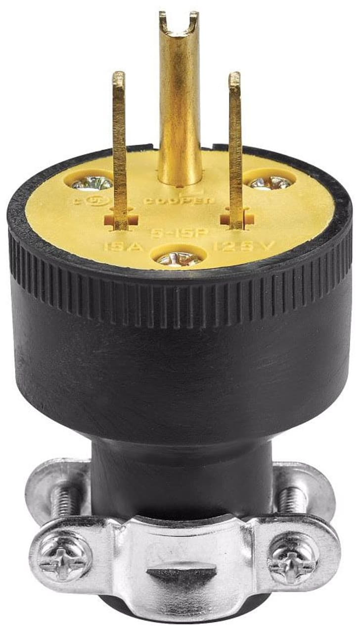 Eaton 1709-BOX 1709-BOX Eaton - Eaton straight blade plug , #18-10 AWG, 15A, Commercial, 125V, Back wire, Black, Brass, Thermoplastic, 5-15P, Two-pole, three-wire, grounding, Screw, Thermoplastic rubber, ED Box Eaton 1709-BOX 1709-BOX Eaton - Eaton straight blade plug , #18-10 AWG, 15A, Commercial, 125V, Back wire, Black, Brass, Thermoplastic, 5-15P, Two-pole, three-wire, grounding, Screw, Thermoplastic rubber, ED Box