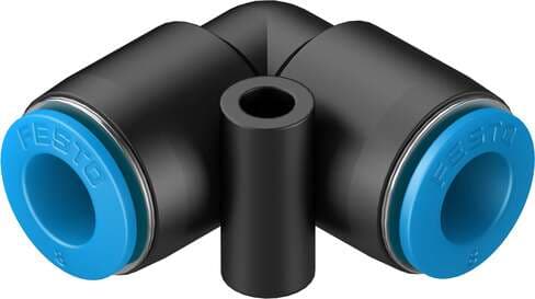 Festo 153072 push-in L-connector QSL-8 Size: Standard, Nominal size: 4,6 mm, Assembly position: Any, Container size: 10, Design structure: Push/pull principle Festo 153072 push-in L-connector QSL-8 Size: Standard, Nominal size: 4,6 mm, Assembly position: Any, Container size: 10, Design structure: Push/pull principle