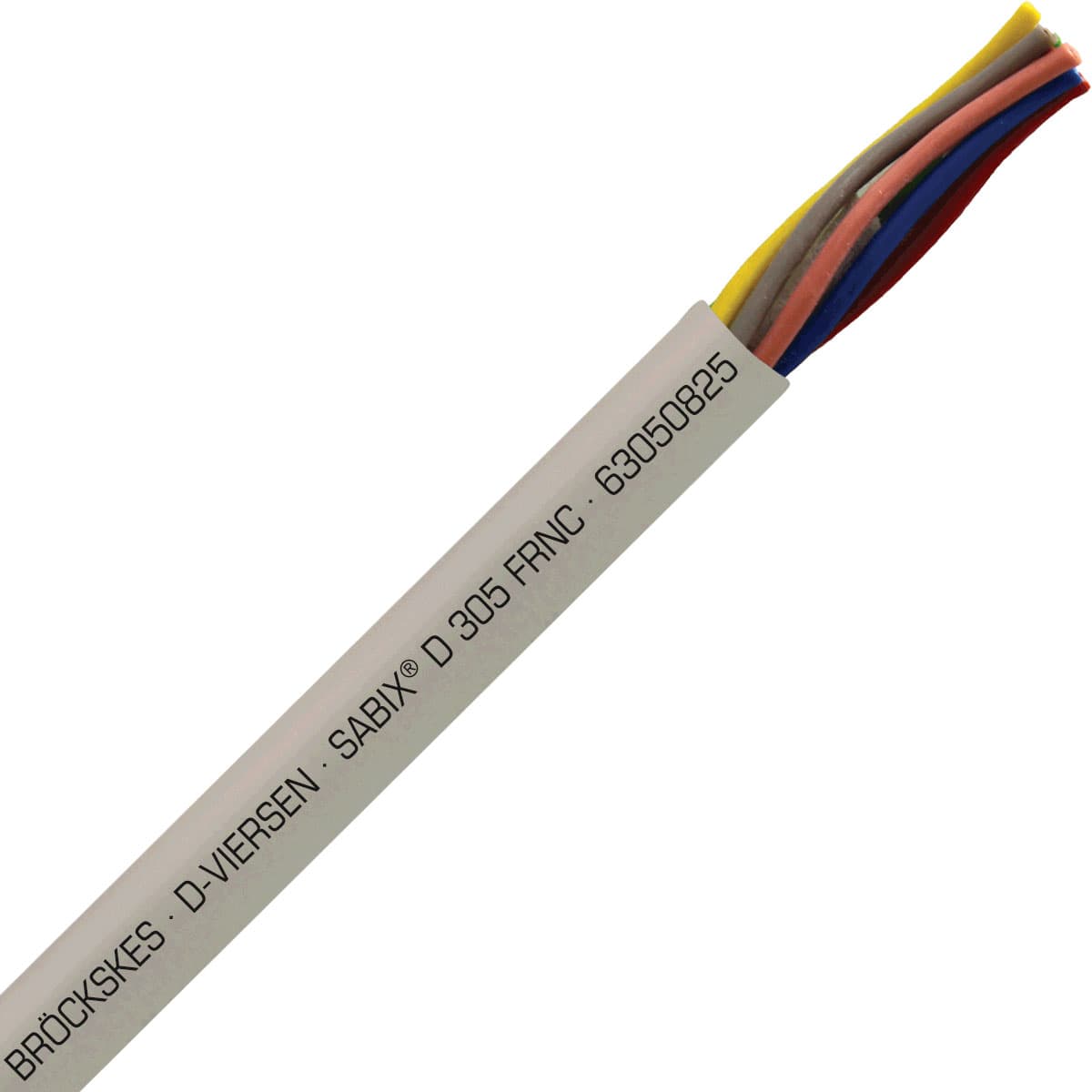 SAB 63050825 SABIX D 305 FRNC - 24 AWG/8c, halogen-free flame retardant flexible SABIX data cable, CE, RoHS SAB 63050825 SABIX D 305 FRNC - 24 AWG/8c, halogen-free flame retardant flexible SABIX data cable, CE, RoHS
