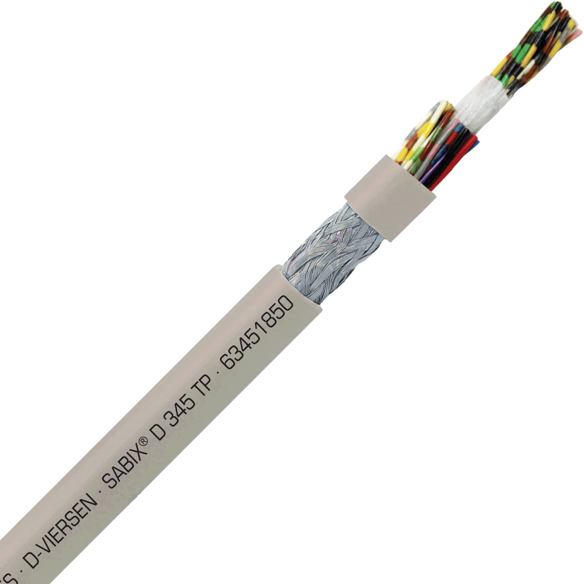 SAB 63451850 SABIX D 345 FRNC TP - 20 AWG/18pr, halogen-free flame retardant paired data cable, CE, RoHS SAB 63451850 SABIX D 345 FRNC TP - 20 AWG/18pr, halogen-free flame retardant paired data cable, CE, RoHS