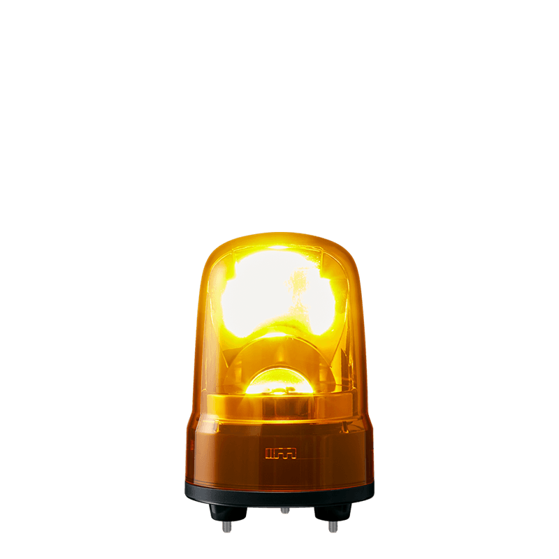 Patlite SKS-M1J-Y 80mm Rotating Signal Beacon, Amber, 12-24V DC Patlite SKS-M1J-Y 80mm Rotating Signal Beacon, Amber, 12-24V DC