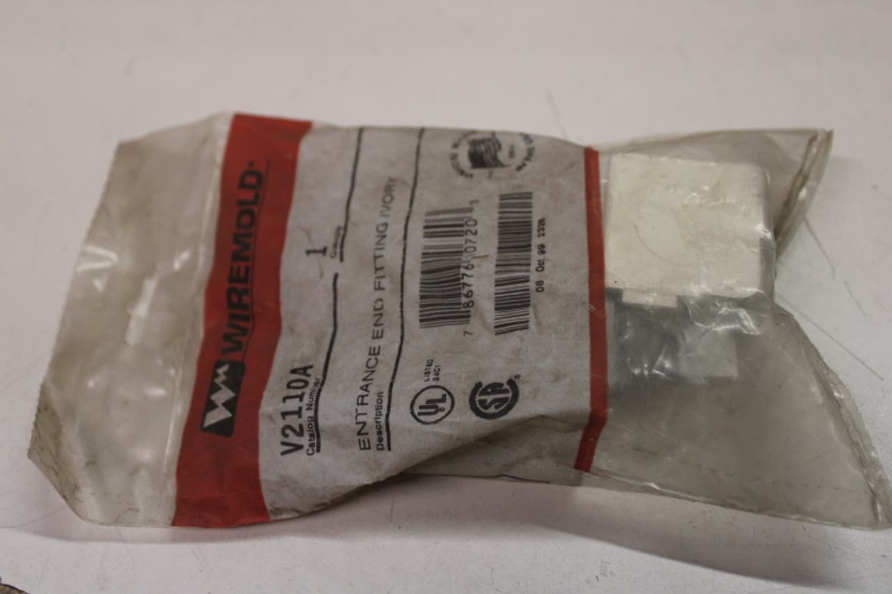 Wiremold V2110A Fitting, Straight Entrance End Wiremold V2110A Fitting, Straight Entrance End