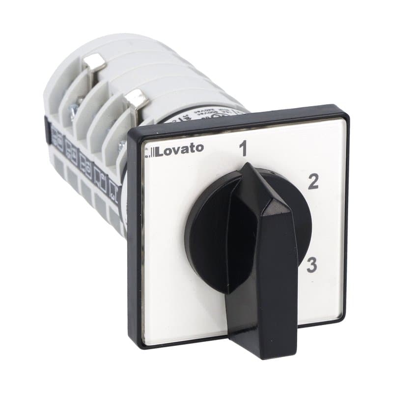 Lovato Electric 7GN1293U 7GN1293U Lovato - Rotary cam switch 7GN series, multi-step 1-2-3, 3 poles 16A, for front mounting with black handle, front plate 48X48mm Lovato Electric 7GN1293U 7GN1293U Lovato - Rotary cam switch 7GN series, multi-step 1-2-3, 3 poles 16A, for front mounting with black handle, front plate 48X48mm