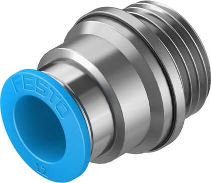 Festo 186115 push-in fitting QS-G1/2-12-I male thread with internal hexagon socket. Size: Standard, Nominal size: 8,4 mm, Type of seal on screw-in stud: Sealing ring, Assembly position: Any, Container size: 1 Festo 186115 push-in fitting QS-G1/2-12-I male thread with internal hexagon socket. Size: Standard, Nominal size: 8,4 mm, Type of seal on screw-in stud: Sealing ring, Assembly position: Any, Container size: 1