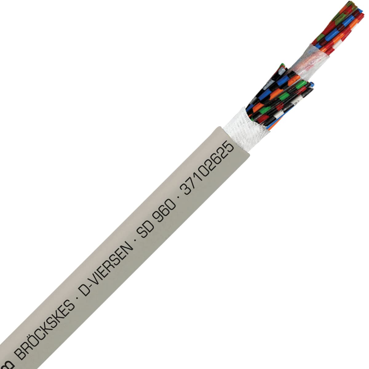 SAB 37102625 SD 960 - 26 AWG/25c, oil resistant, continuous flex PVC data and communication cable, UL, CE, RoHS SAB 37102625 SD 960 - 26 AWG/25c, oil resistant, continuous flex PVC data and communication cable, UL, CE, RoHS