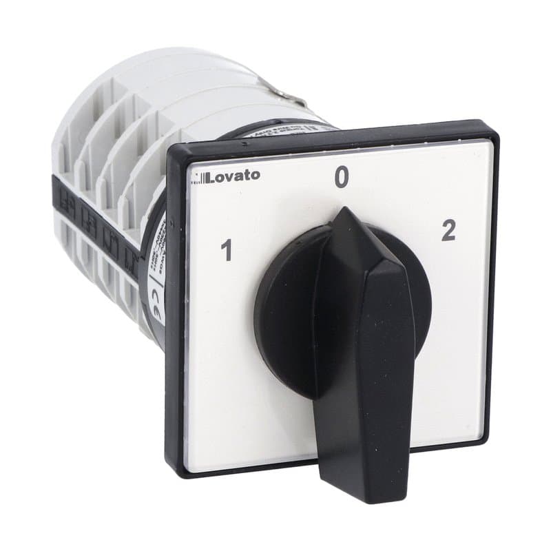 Lovato Electric 7GN4013U 7GN4013U Lovato - Rotary cam switch 7GN series, Dahlander motor control switch 1-0-2, 40A, for front mounting with black handle, front plate 65X65mm Lovato Electric 7GN4013U 7GN4013U Lovato - Rotary cam switch 7GN series, Dahlander motor control switch 1-0-2, 40A, for front mounting with black handle, front plate 65X65mm