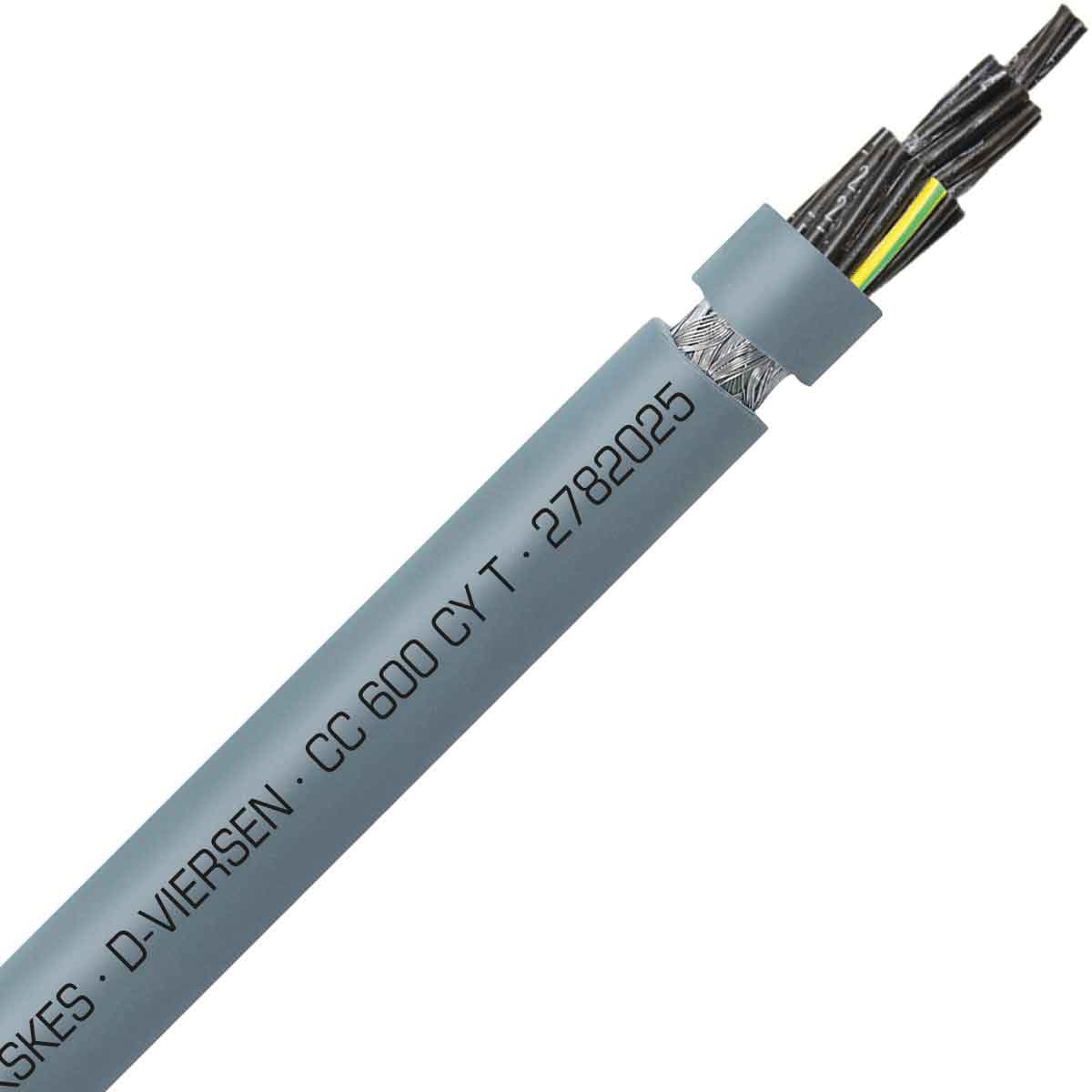 SAB 2782025 CC 600 CY T - 20 AWG/25c, shielded PVC flexible control cable, UL, CSA, CE, RoHS SAB 2782025 CC 600 CY T - 20 AWG/25c, shielded PVC flexible control cable, UL, CSA, CE, RoHS