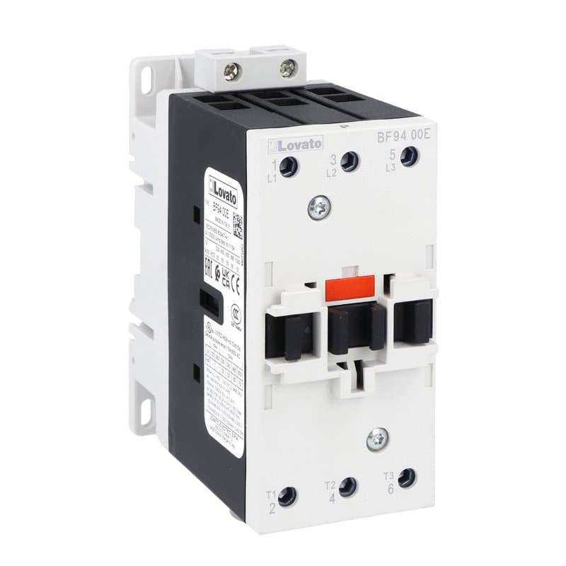Lovato Electric BF9400E024 BF9400E024 Lovato - Three-pole contactor, IEC operating current Ie (AC3) = 94A, AC/DC coil, 20...48VAC/DC Lovato Electric BF9400E024 BF9400E024 Lovato - Three-pole contactor, IEC operating current Ie (AC3) = 94A, AC/DC coil, 20...48VAC/DC