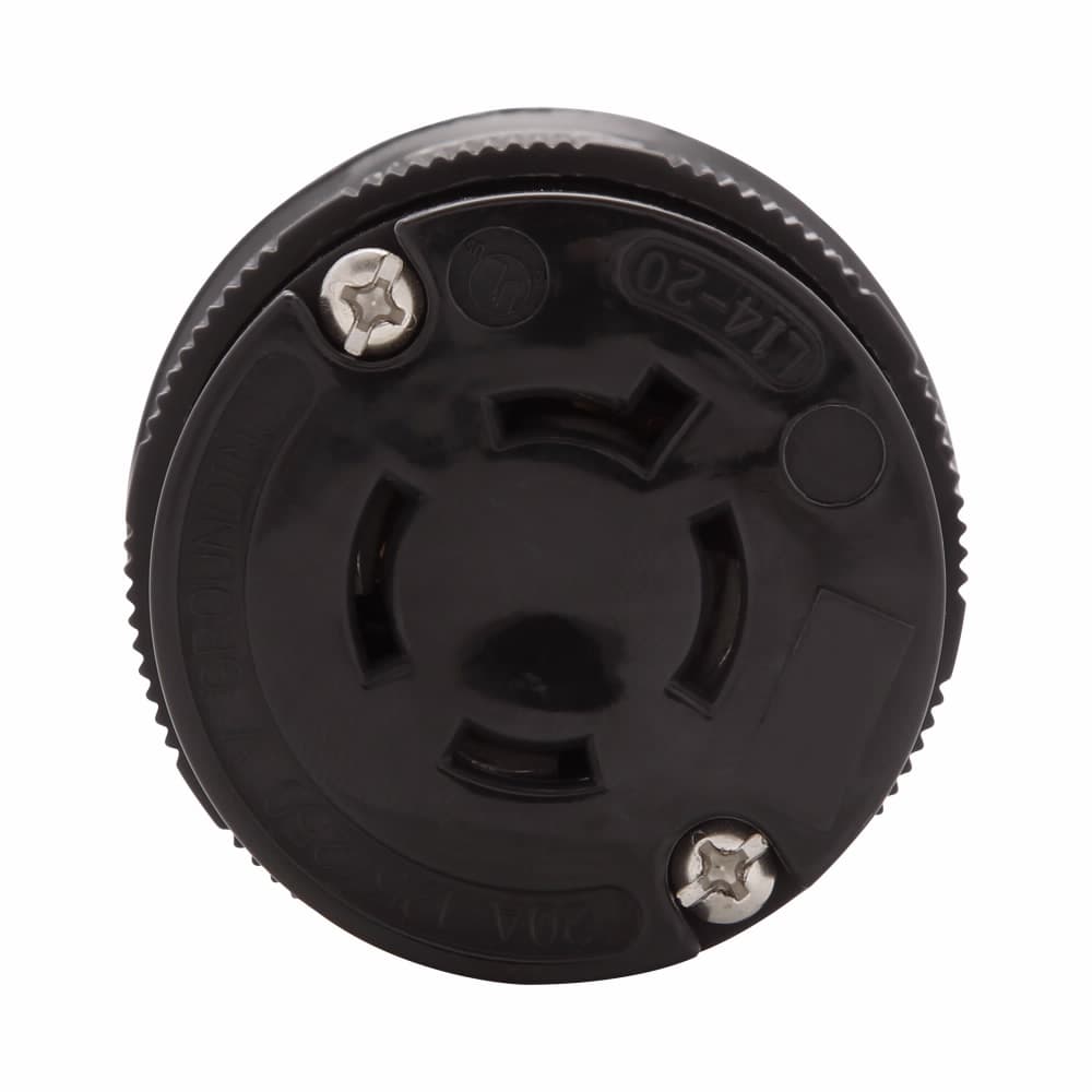 Eaton CWL1420CBK-BU CWL1420CBK-BU Eaton - Eaton Arrow Hart ultra grip locking connector, Bulk pack of 50, #14-8 AWG, 20A, Industrial, 125/250V,Black, Single, L14-20, Three-pole, Four-wire Eaton CWL1420CBK-BU CWL1420CBK-BU Eaton - Eaton Arrow Hart ultra grip locking connector, Bulk pack of 50, #14-8 AWG, 20A, Industrial, 125/250V,Black, Single, L14-20, Three-pole, Four-wire