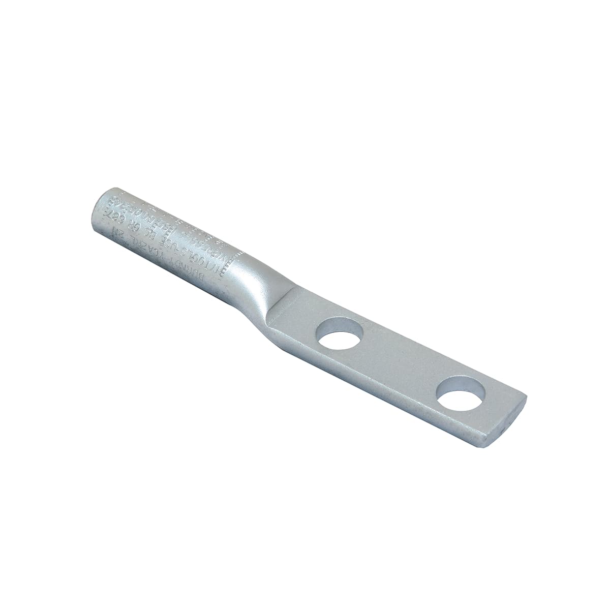 Hubbell YCA26R2N AL compression lug designed for terminating jumper loop and equiptment taps to switch pads and other substation switch yard apparatus, 6.30 IN L. ; Features: Compression Terminal, Tools, Die Set Catalog Number, And (number Of Crimps): MD6, MD7 Tool, W245 Hubbell YCA26R2N AL compression lug designed for terminating jumper loop and equiptment taps to switch pads and other substation switch yard apparatus, 6.30 IN L. ; Features: Compression Terminal, Tools, Die Set Catalog Number, And (number Of Crimps): MD6, MD7 Tool, W245