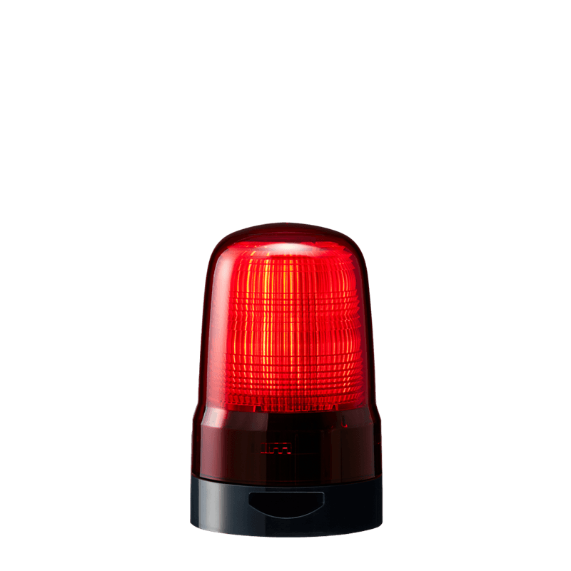 Patlite SL08-M1KTB-R 80mm, Flashing Signal Beacon, 12-24V DC, 2-Screw Mount with Terminal Block, Buzzer, Red Patlite SL08-M1KTB-R 80mm, Flashing Signal Beacon, 12-24V DC, 2-Screw Mount with Terminal Block, Buzzer, Red