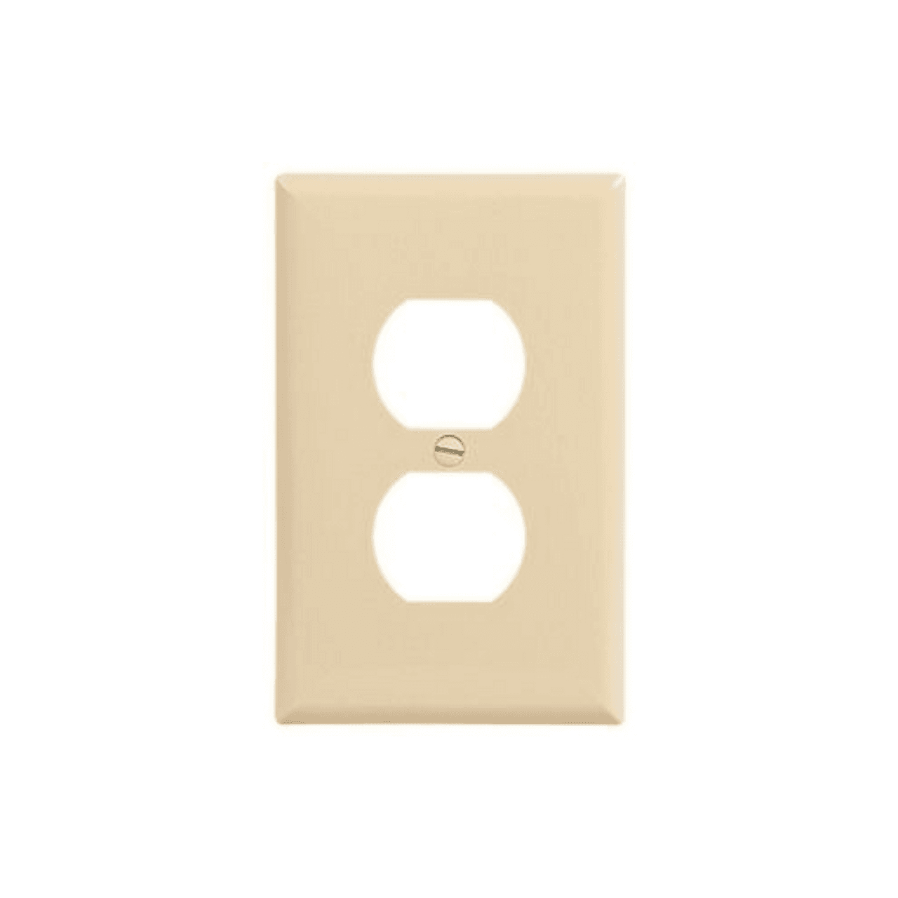 Eaton PJ8V PJ8V Eaton - Eaton Duplex receptacle wallplate, Ivory, Duplex receptacle Cutout, Polycarbonate, Single- gang, Mid-size Eaton PJ8V PJ8V Eaton - Eaton Duplex receptacle wallplate, Ivory, Duplex receptacle Cutout, Polycarbonate, Single- gang, Mid-size