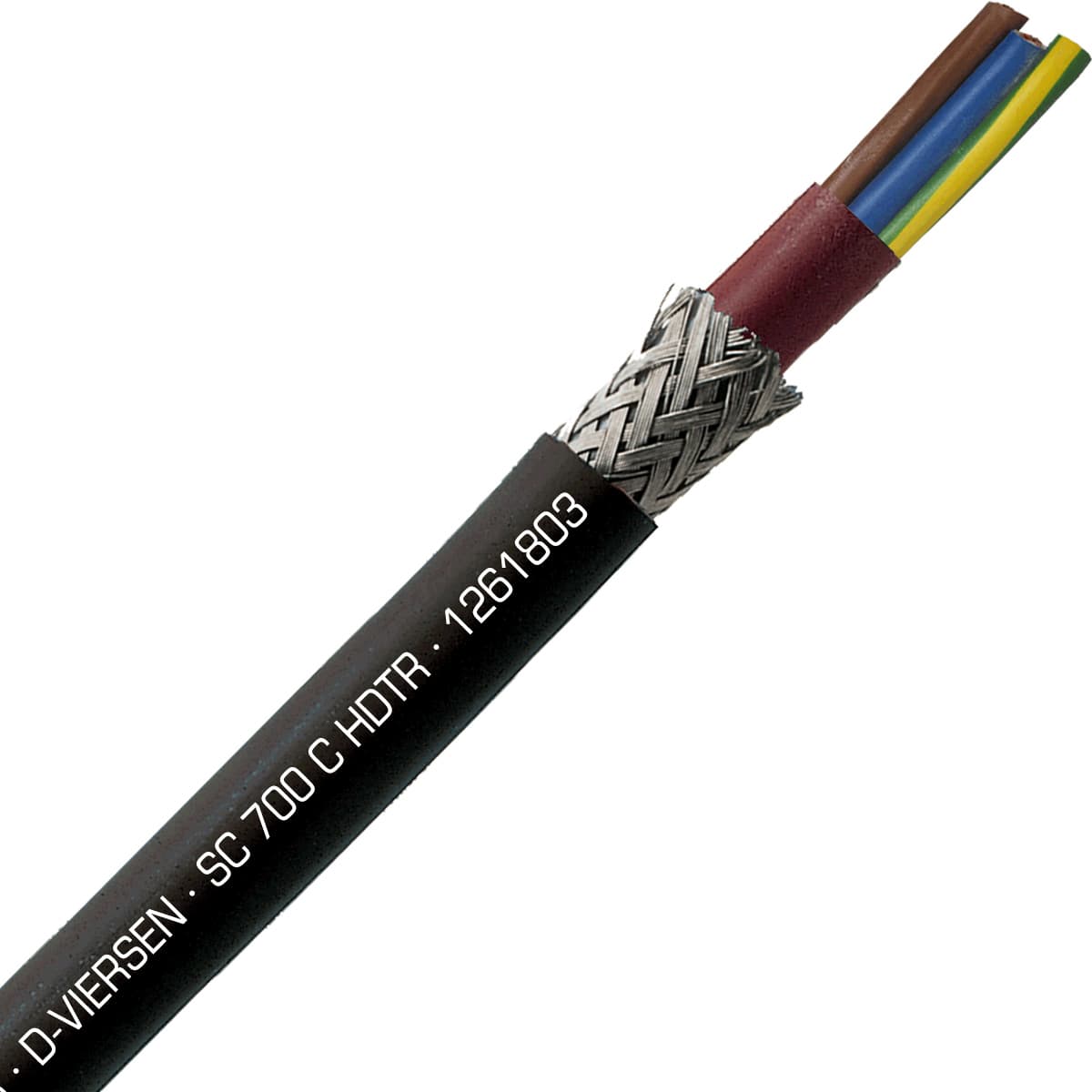 SAB 1261803 SC 700 C HDTR - 18 AWG/3c, shielded halogen-free high temperature silicone cable, UL, CSA, CE, RoHS SAB 1261803 SC 700 C HDTR - 18 AWG/3c, shielded halogen-free high temperature silicone cable, UL, CSA, CE, RoHS