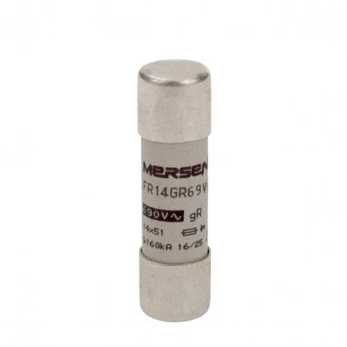 Mersen G1017204 G1017204 Mersen - High-Speed Cylindrical Fuse Protistor® Size 14x51 gR 690VAC IEC 25A Mersen G1017204 G1017204 Mersen - High-Speed Cylindrical Fuse Protistor® Size 14x51 gR 690VAC IEC 25A
