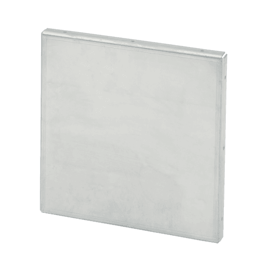 Hoffman F66GCPGV Galvanized Closure Plate, 6.00x6.00, Steel, With Knockouts Hoffman F66GCPGV Galvanized Closure Plate, 6.00x6.00, Steel, With Knockouts