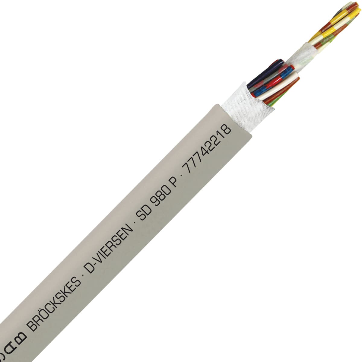 SAB 77742218 SD 980 P - 22 AWG/18c, heavy duty halogen-free PUR continuous flex data cable, UL, CSA, CE, RoHS SAB 77742218 SD 980 P - 22 AWG/18c, heavy duty halogen-free PUR continuous flex data cable, UL, CSA, CE, RoHS