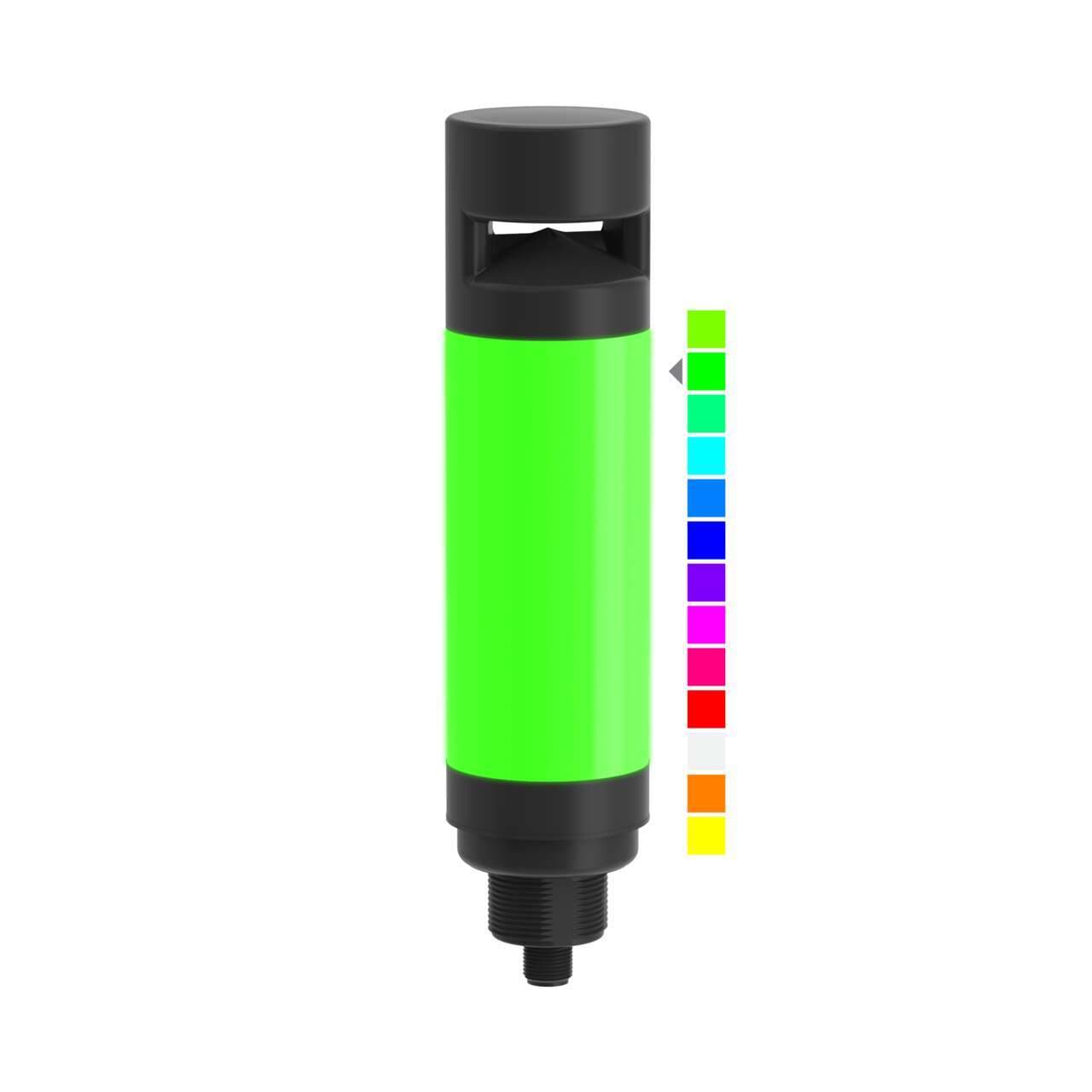 Banner CL50PRGB7AQ CL50 Pro Column Light; 7-Color RGB Audible Indicator; Voltage: 12-30 V dc; Environ. Rating: IP65; Colors: Multicolor; 5-pin M12 Integral QD Banner CL50PRGB7AQ CL50 Pro Column Light; 7-Color RGB Audible Indicator; Voltage: 12-30 V dc; Environ. Rating: IP65; Colors: Multicolor; 5-pin M12 Integral QD