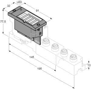 Turck BL67-4DI4DO-PD BL67-4DI4DO-PD Turck - BL67-4DI4DO-PD BL67 electronic module, 4 Digital Inputs, Channel Diagnostics, 4 Digital Outputs, PNP, 0.5 A Turck BL67-4DI4DO-PD BL67-4DI4DO-PD Turck - BL67-4DI4DO-PD BL67 electronic module, 4 Digital Inputs, Channel Diagnostics, 4 Digital Outputs, PNP, 0.5 A