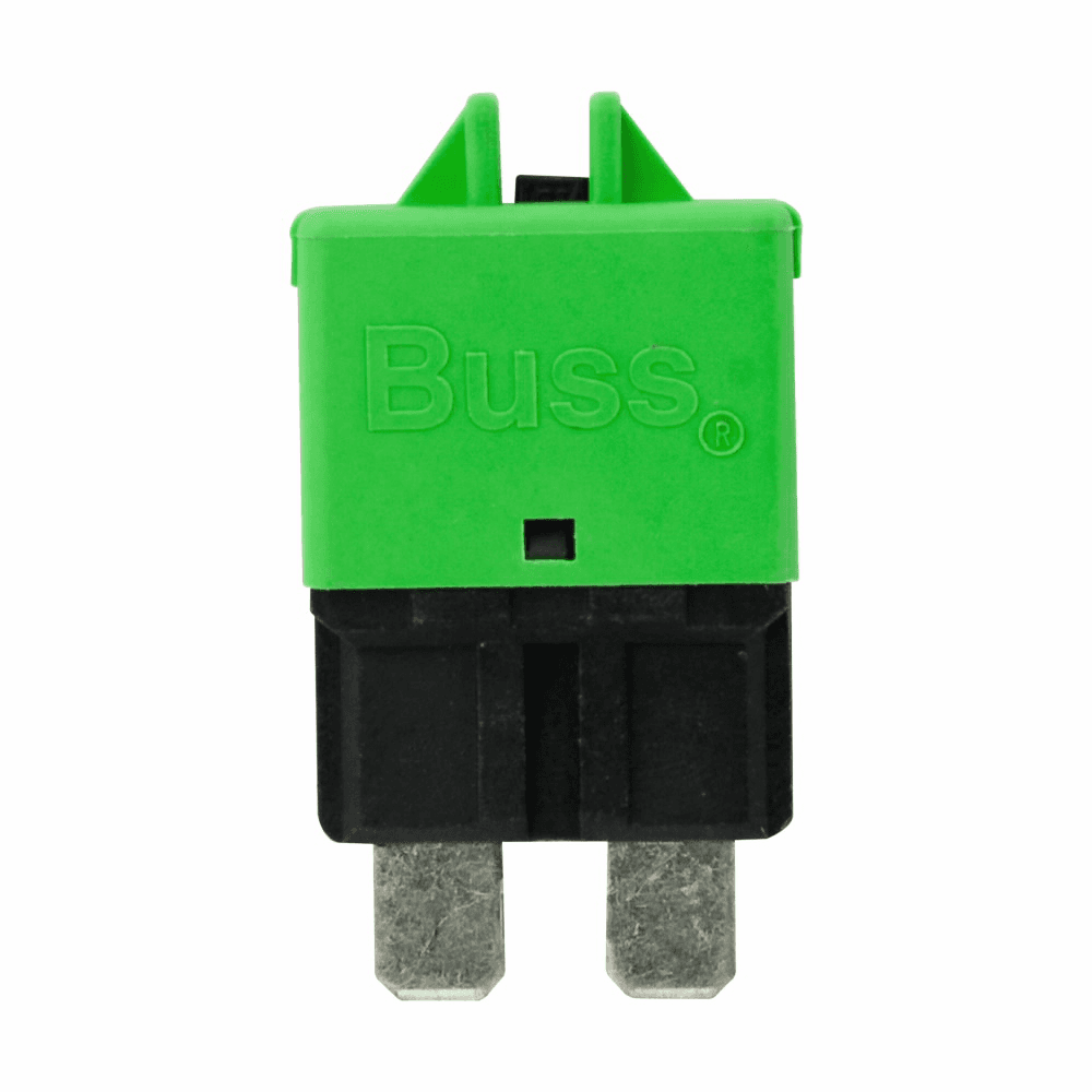 Cooper Bussmann CB227-30 CB227-30 Cooper Bussmann - Circuit Breaker, Automotive, type III ATC footprint, low profile, Color code green, 30A, UL-Rated 94V-0 thermoplastic body. Tin-plated copper alloy terminals Cooper Bussmann CB227-30 CB227-30 Cooper Bussmann - Circuit Breaker, Automotive, type III ATC footprint, low profile, Color code green, 30A, UL-Rated 94V-0 thermoplastic body. Tin-plated copper alloy terminals