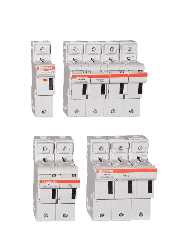 Mersen G331022 G331022 Mersen - Fuse Holder Modulostar® Size 14x51 IEC 690VAC 690VDC 2-Pole Microswitch compatible IP20 Mersen G331022 G331022 Mersen - Fuse Holder Modulostar® Size 14x51 IEC 690VAC 690VDC 2-Pole Microswitch compatible IP20