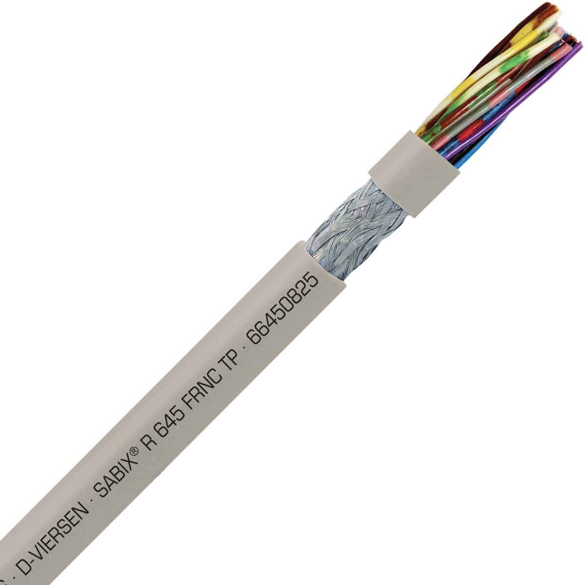 SAB 66450825 SABIX R 645 FRNC TP - 24 AWG/8pr, paired shielded halogen-free flame retardant rail data cable, CE, RoHS SAB 66450825 SABIX R 645 FRNC TP - 24 AWG/8pr, paired shielded halogen-free flame retardant rail data cable, CE, RoHS