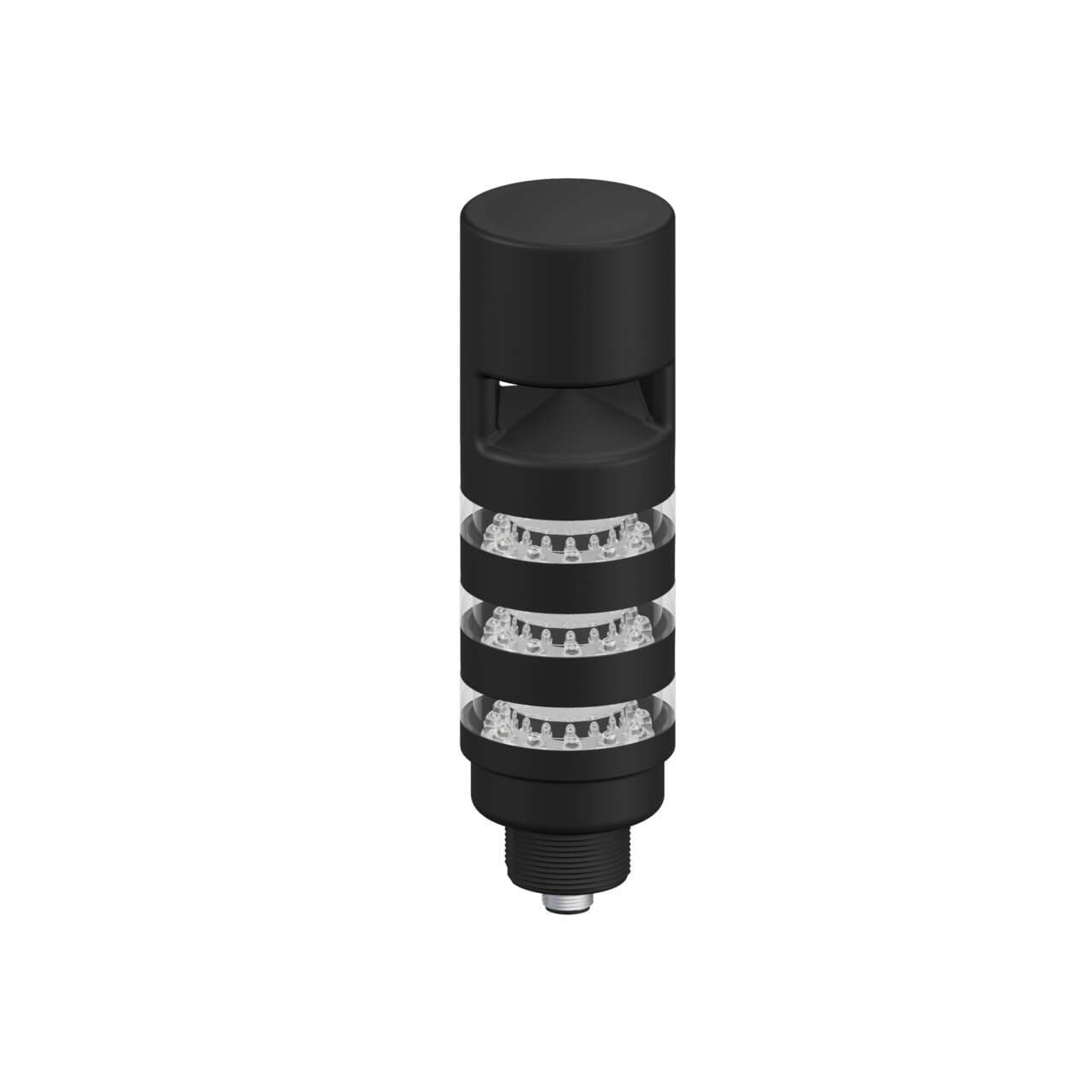 Banner TL50BL3AOSIKQ TL50 Pro Tower Light with IO-Link Sealed Omnidirectional Audible with Volume Adjust, Beacon Black Housing: 3 Lighted Segments; Voltage: 18-30 V dc; Environmental Rating: IP67; Colors: Multicolor; 4-pin M12 Integral QD Banner TL50BL3AOSIKQ TL50 Pro Tower Light with IO-Link Sealed Omnidirectional Audible with Volume Adjust, Beacon Black Housing: 3 Lighted Segments; Voltage: 18-30 V dc; Environmental Rating: IP67; Colors: Multicolor; 4-pin M12 Integral QD