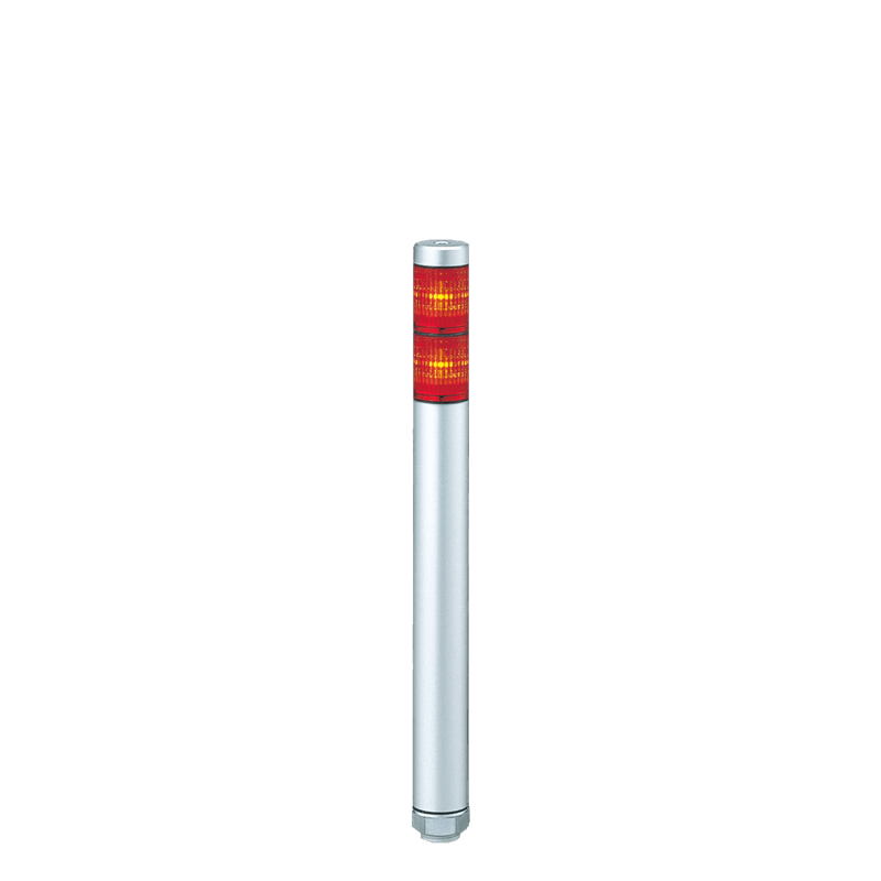 Patlite MP-202-RR 30mm 2-Tier LED Signal Tower, 24V AC/DC, Direct Mount, Silver Body, LED: Red, Red Patlite MP-202-RR 30mm 2-Tier LED Signal Tower, 24V AC/DC, Direct Mount, Silver Body, LED: Red, Red